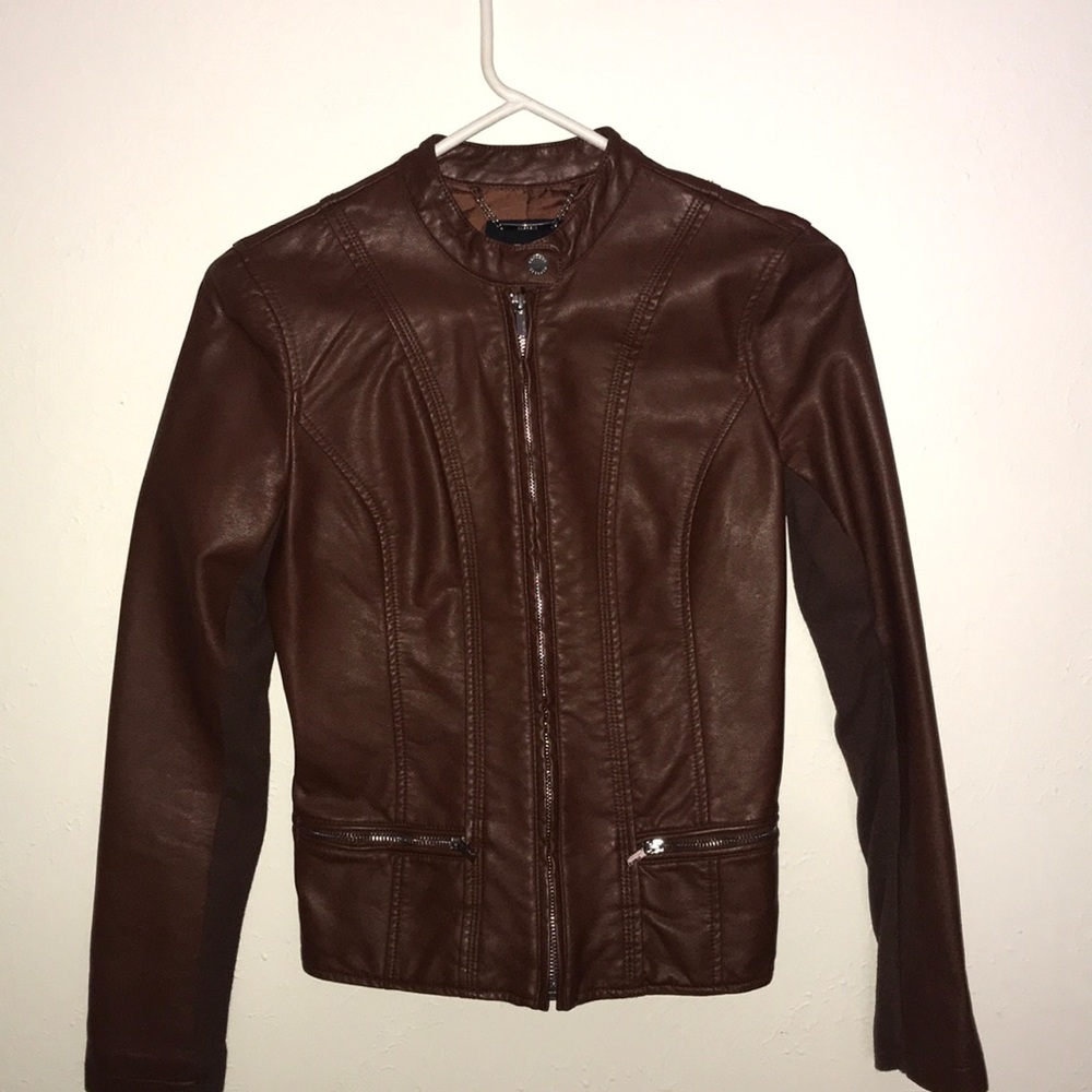 Like New- Express Faux Leather Jacket